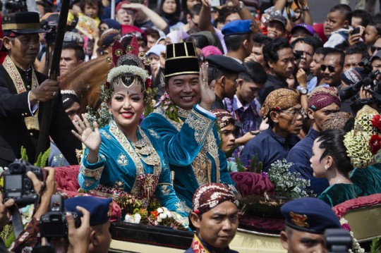 Royal Wedding Held For Sultan Hamengkubuwono X's Daughter Gusti Kanjeng Ratu Hayu And KPH Notonegoro