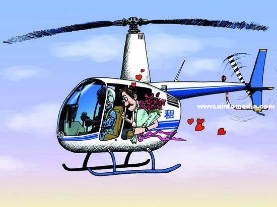 [中國] 新人玉龍雪山辦直升機婚禮 一場最低花8萬