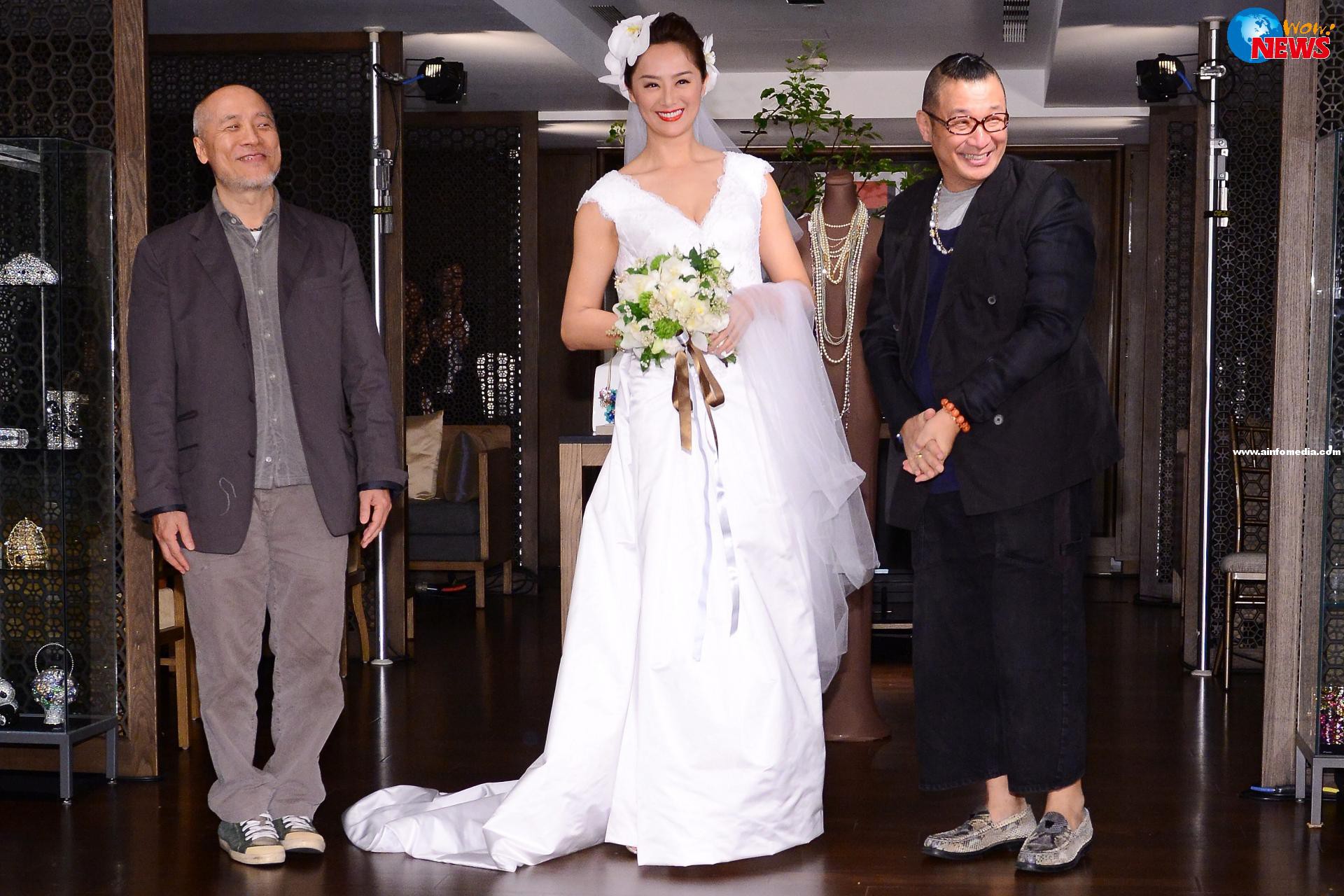 [新聞] 「時尚教父」洪偉明為童怡禎訂製婚紗 凱渥名模演繹春夏浪漫風情