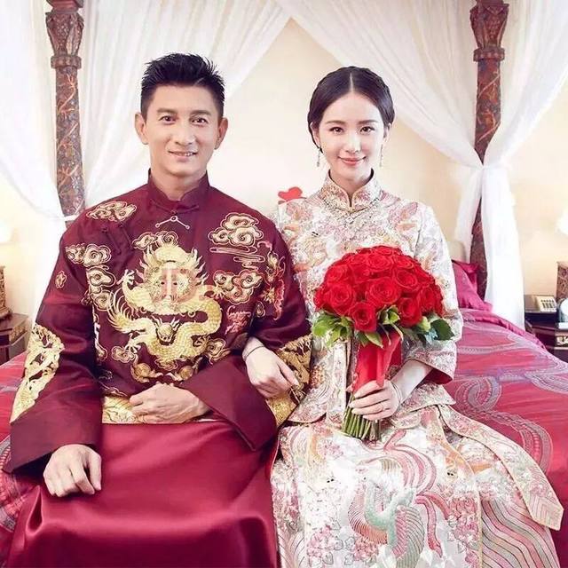 盤點明星結婚時的中式旗袍，做最美的新娘！